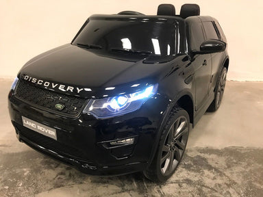 Kinderauto elektrisch Land Rover Discovery - MP4 scherm - 12 volt - zwart - RideCars
