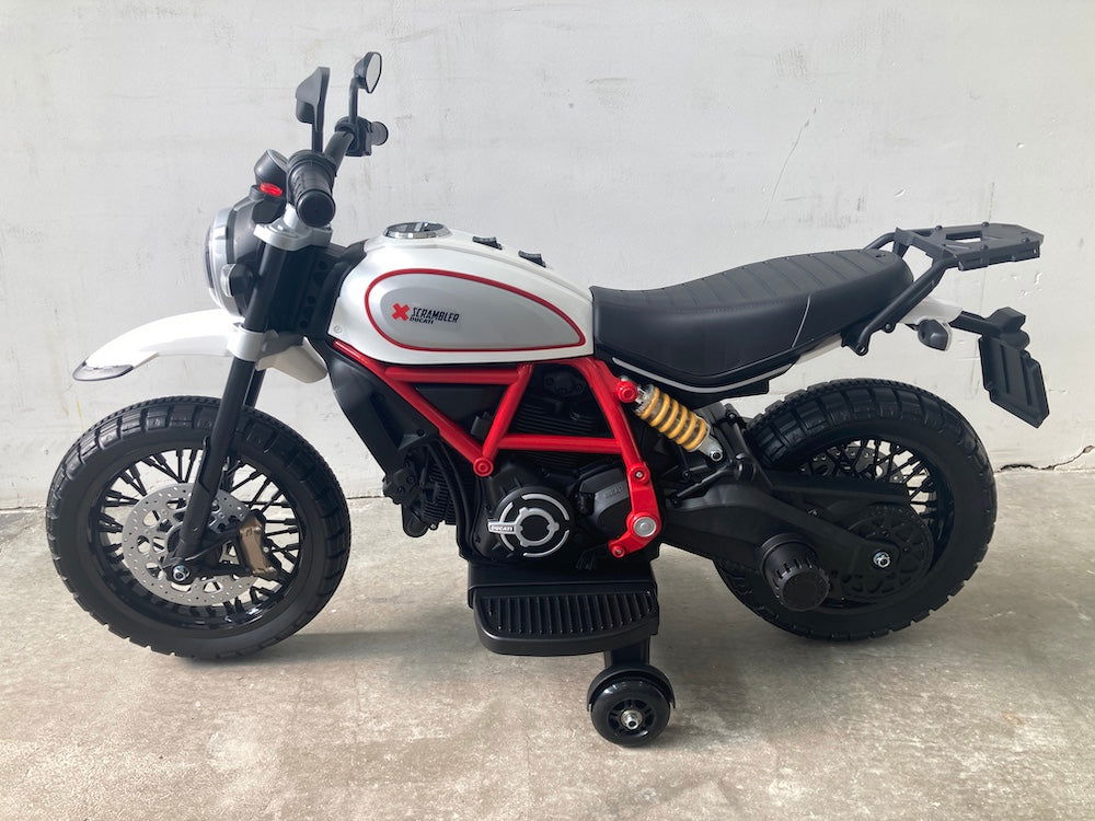 Kindermotor Ducati Scrambler 12 volt - RideCars