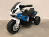 Kindermotor mini BMW S1000 RR - kinder trike elektrisch 6 volt blauw - RideCars