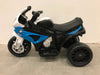 Kindermotor mini BMW S1000 RR - kinder trike elektrisch 6 volt blauw - RideCars
