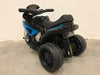 Kindermotor mini BMW S1000 RR - kinder trike elektrisch 6 volt blauw - RideCars