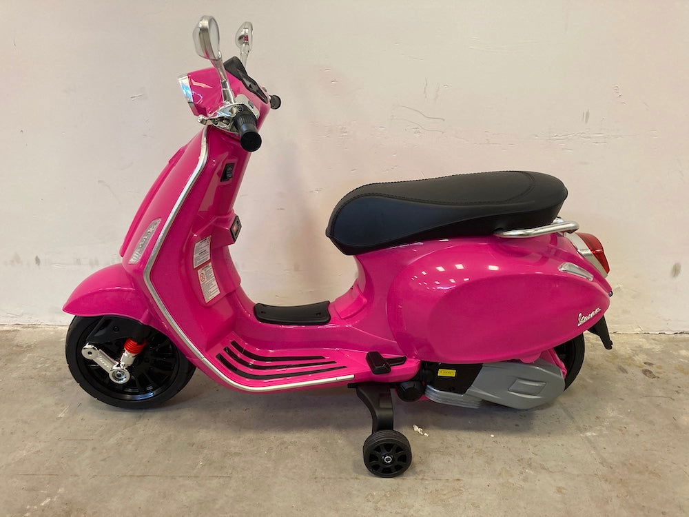 Kinderscooter Vespa Sprint roze - RideCars