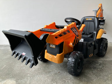 kindertractor laadbak en graafmechanisme Sitemaster JCB cx3