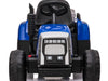 Kindertractor 12V | Tractor met aanhanger blauw