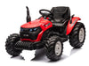Kindertractor 24V |  Power tractor 24 volt rood
