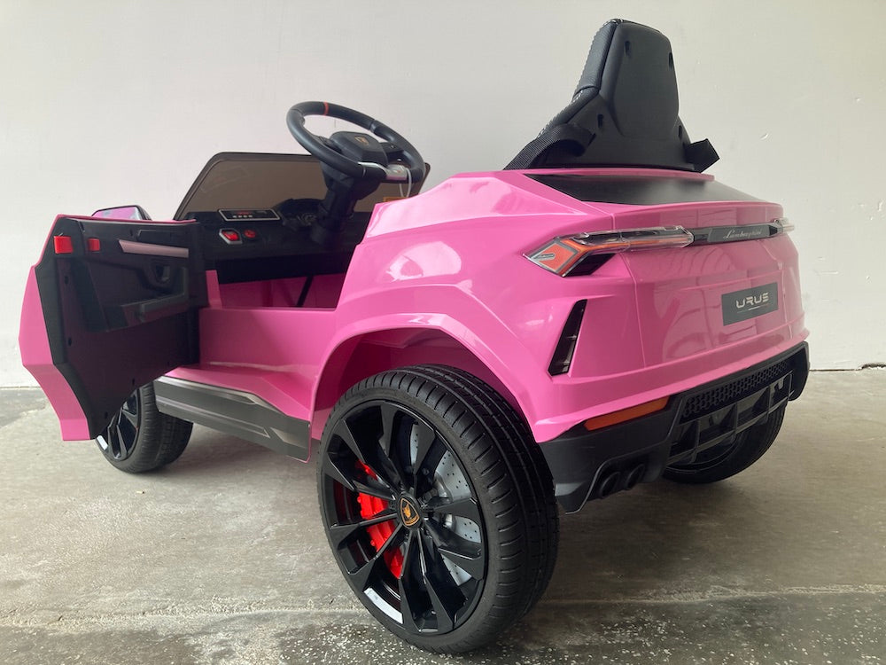 Lamborghini Urus accu kinderauto roze 12 volt