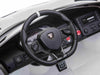 Lamborghini Aventador SVJ 24V elektrische kinderauto wit - twee persoons