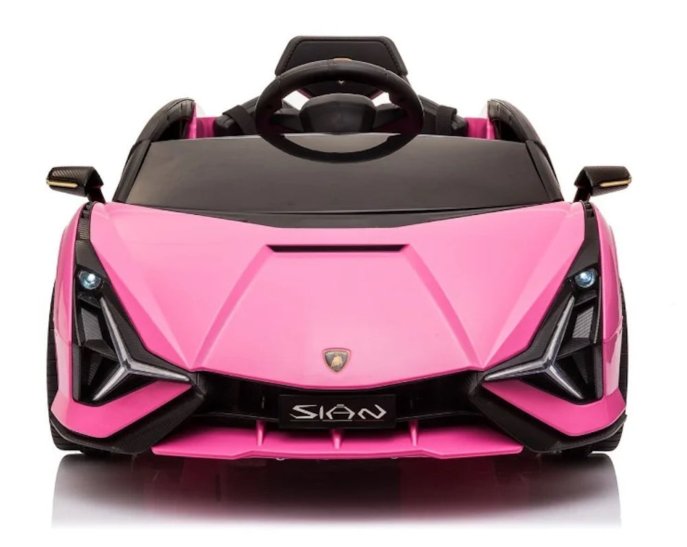 Lamborghini Sian | elektrische kinderauto 12V MP4 roze