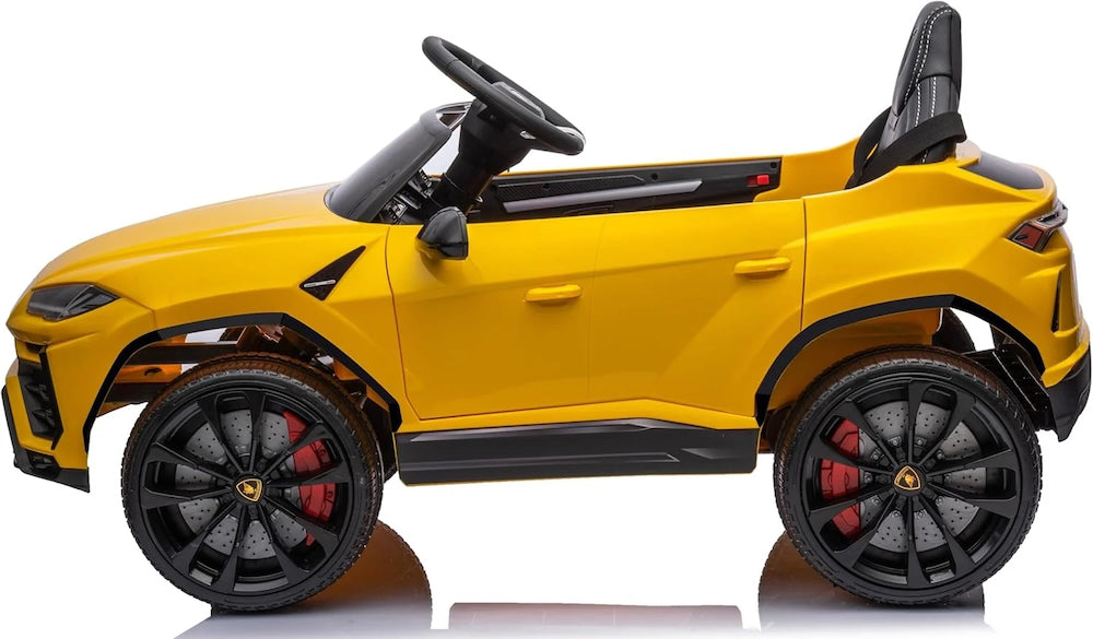 Lamborghini Urus | elektrische kinderauto 12V geel
