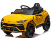 Lamborghini Urus | elektrische kinderauto 12V geel