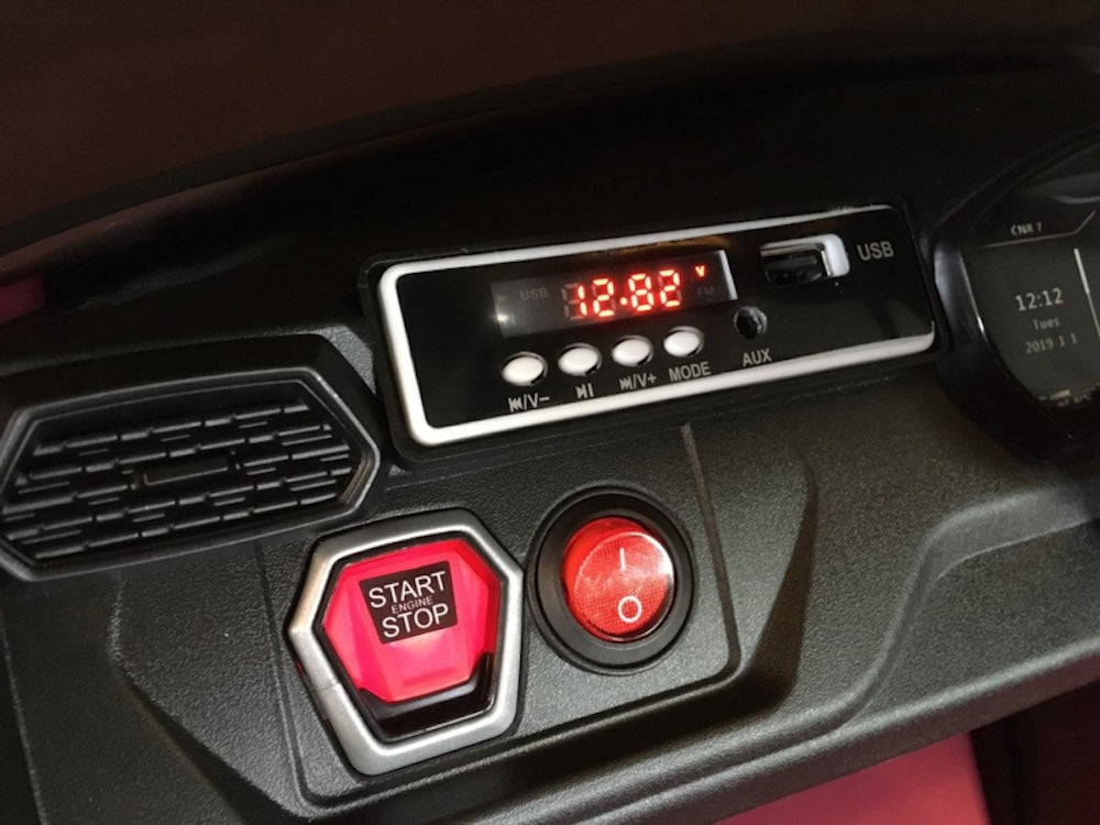 Lamborghini Urus | elektrische kinderauto 12V zwart