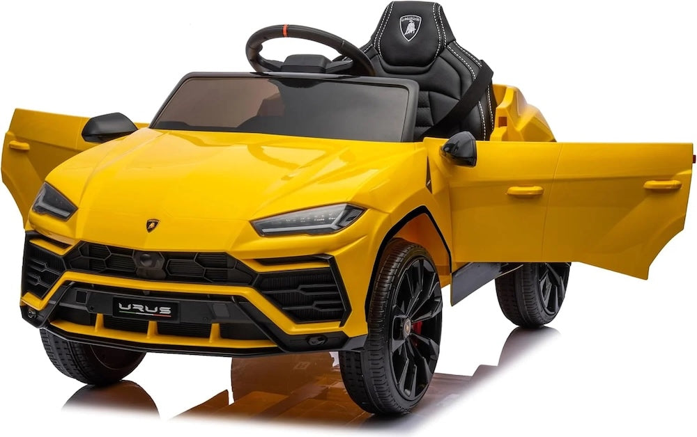 Lamborghini Urus | elektrische kinderauto 12V geel
