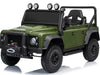 Land Rover Defender 110 SVX elektrische kinderauto groen 12V