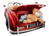 Mercedes 300 S | elektrische kinderauto 12V oldtimer rood