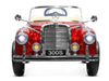 Mercedes 300 S | elektrische kinderauto 12V oldtimer rood