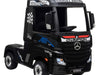 Mercedes Actros | elektrische kinder vrachtwagen 12V 4WD zwart