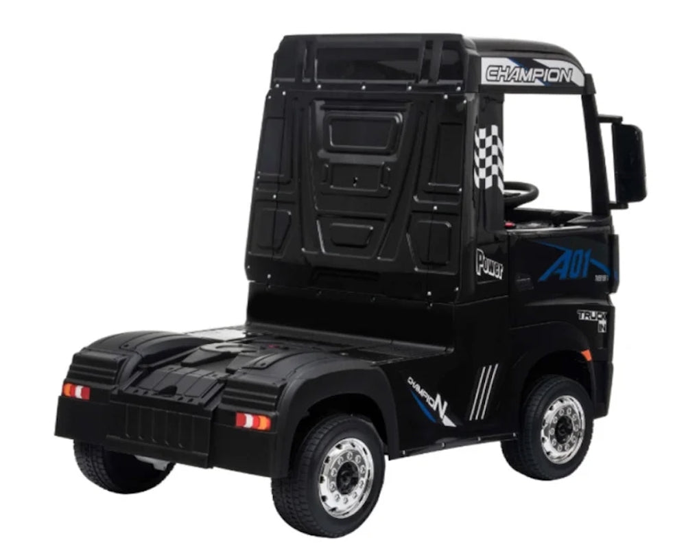 Mercedes Actros | elektrische kinder vrachtwagen 12V 4WD zwart