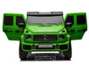 Mercedes G63 AMG XL | 24V 4x4 elektrische kinderauto MP4 scherm mat groen