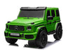 Mercedes G63 AMG XL | 24V 4x4 elektrische kinderauto MP4 scherm mat groen