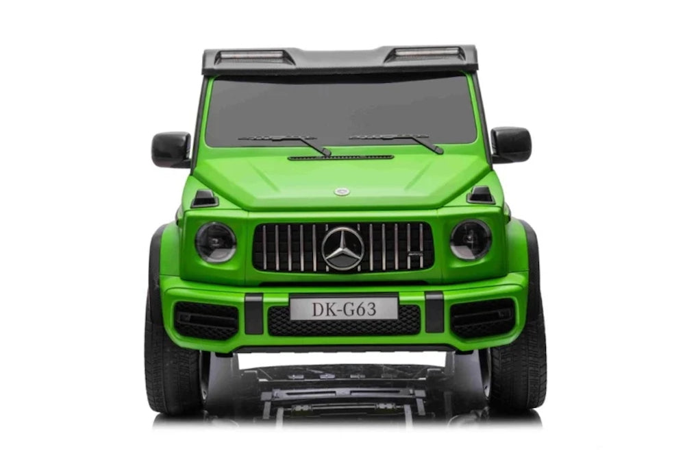 Mercedes G63 AMG XL | 24V 4x4 elektrische kinderauto MP4 scherm mat groen