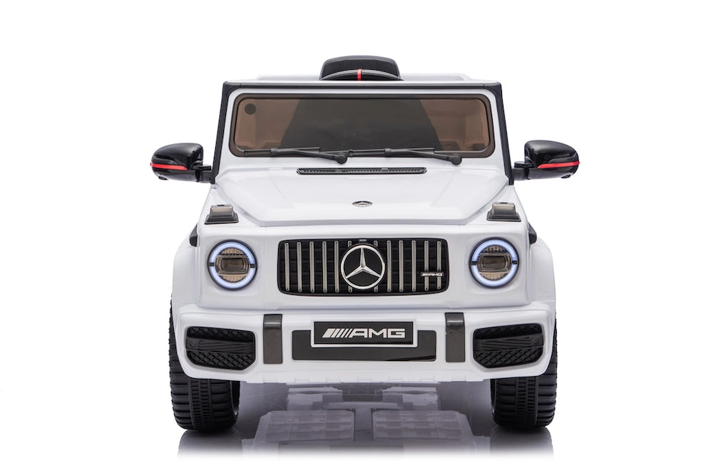 Mercedes G63 AMG | elektrische kinderauto 12V wit