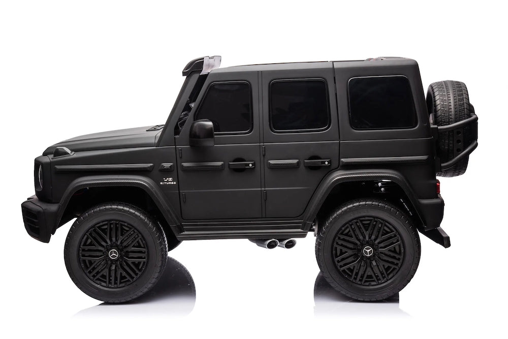 Mercedes G63 XL kinderauto 24V 4WD mat zwart