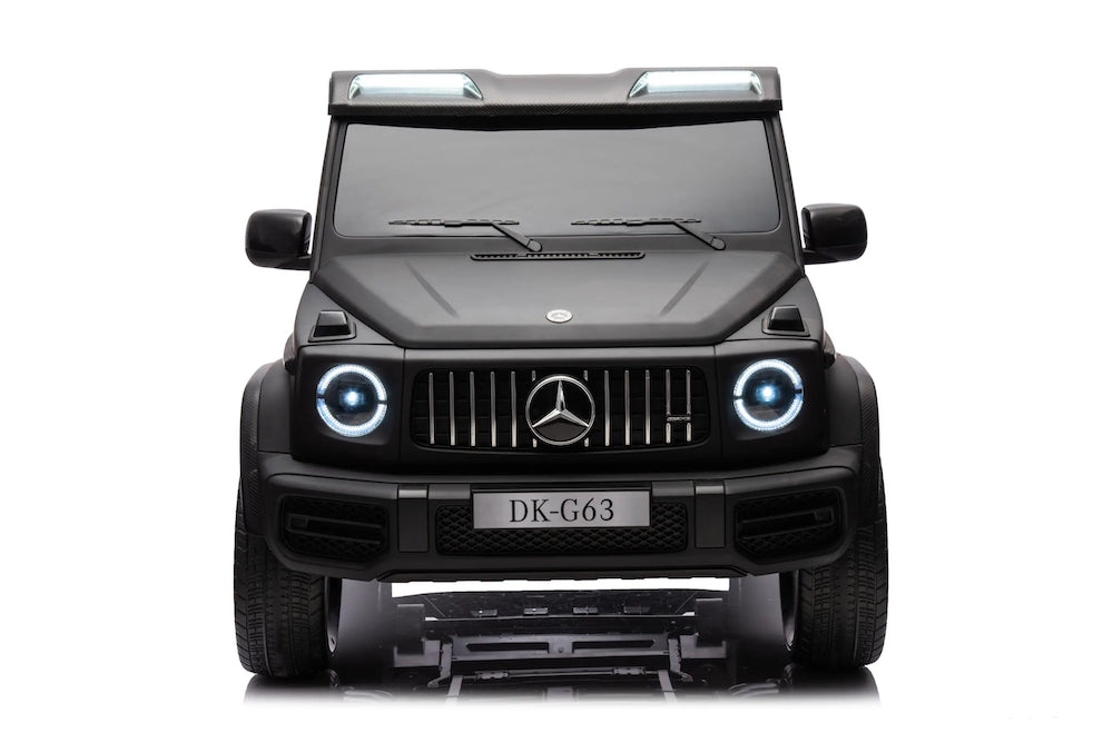 Mercedes G63 XL kinderauto 24V 4WD mat zwart