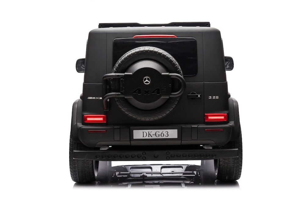 Mercedes G63 XL kinderauto 24V 4WD mat zwart