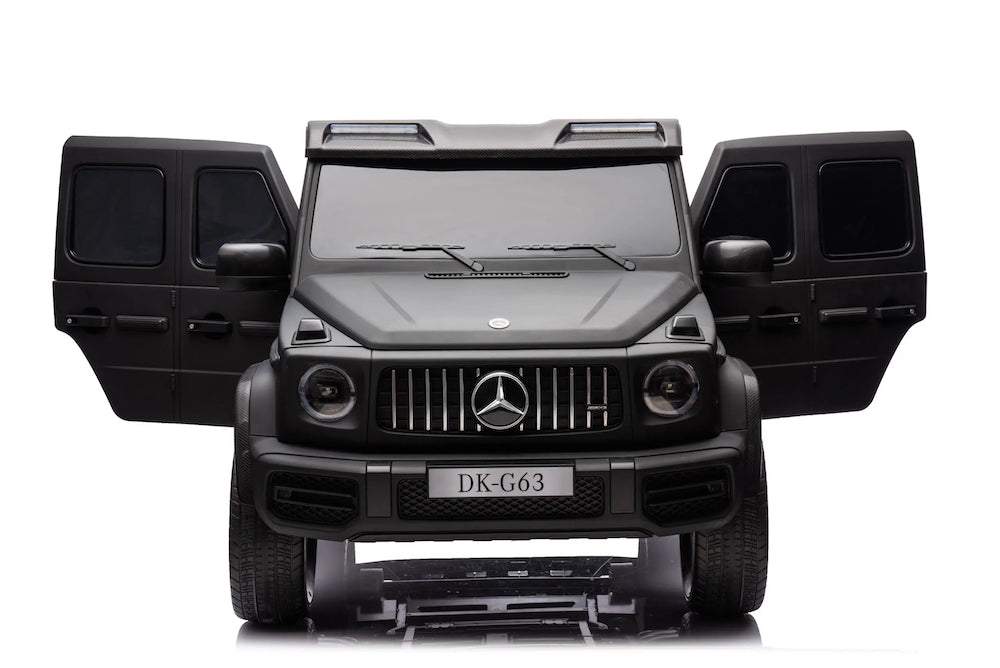 Mercedes G63 XL kinderauto 24V 4WD mat zwart