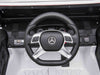 Mercedes G63 elektrische kinderauto 12V 6x6 zwart 1 persoons