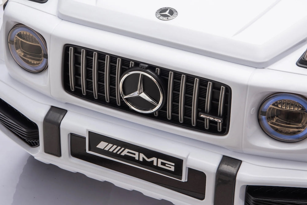 Mercedes G63 AMG | elektrische kinderauto 12V wit