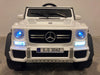 Mercedes G650 kinderauto Maybach 1 persoons wit - RideCars