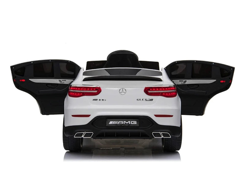 Mercedes GLC 63 AMG | elektrische kinderauto 12V wit