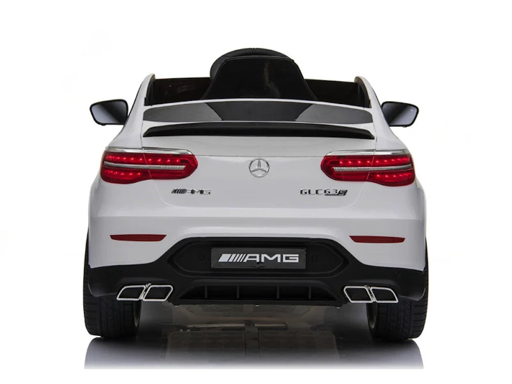 Mercedes GLC 63 AMG | elektrische kinderauto 12V wit