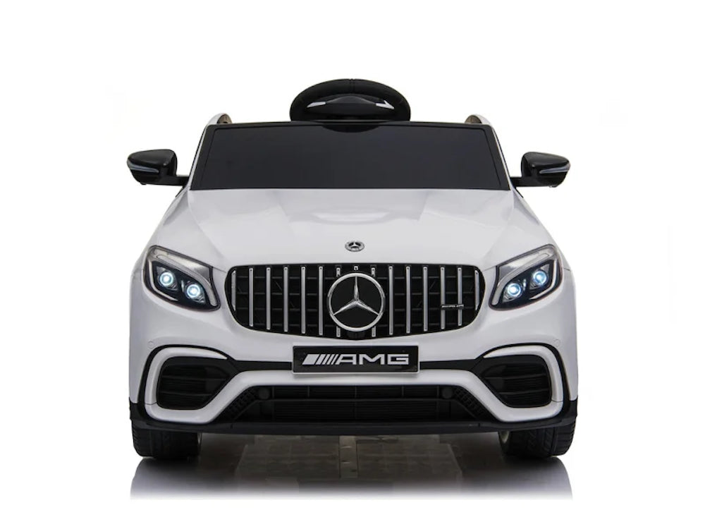 Mercedes GLC 63 AMG | elektrische kinderauto 12V wit