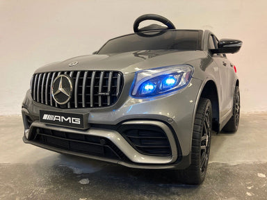 Mercedes GLC 63 kinderauto zilver metallic 1 persoons 4x4 - RideCars