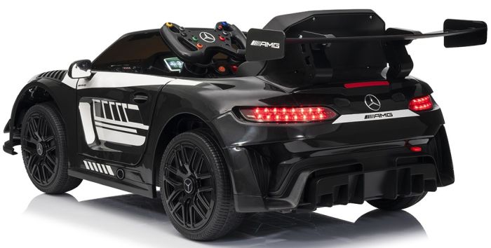 Mercedes GT3 kinderauto 12V zwart + afstandsbediening