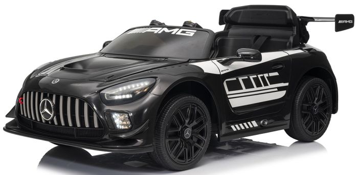 Mercedes GT3 kinderauto 12V zwart + afstandsbediening
