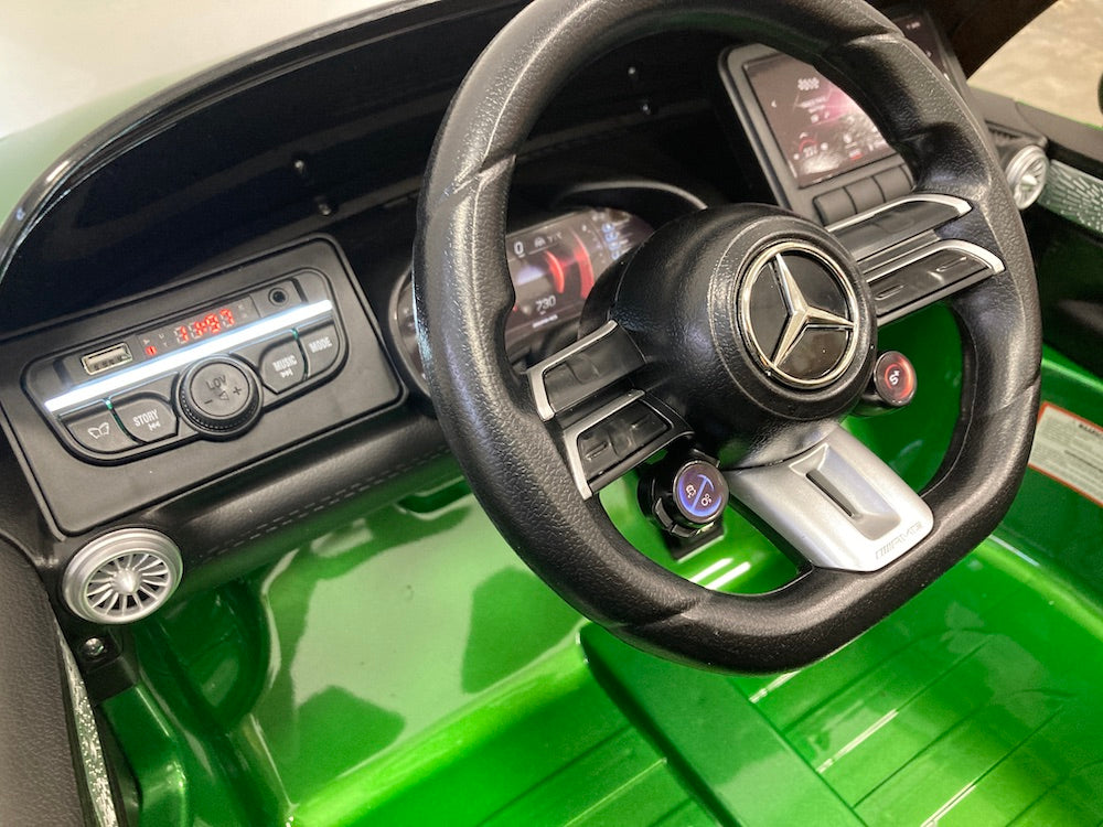Kinderauto Mercedes SL63 4WD metallic groen