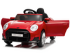Mini Cooper S kinderauto 12V rood + 2.4G RC