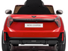 Mini Cooper S kinderauto 12 Volt rood + 2.4G RC
