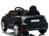 Mini Cooper S elektrische kinderauto 12V zwart met afstandsbediening