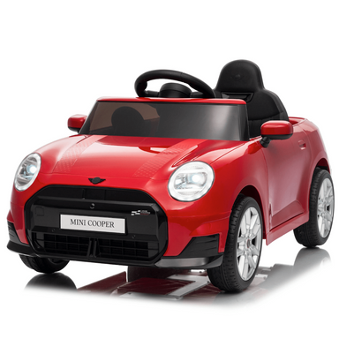 Mini Cooper S kinderauto 12V rood + 2.4G RC