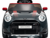 Mini Cooper S elektrische kinderauto 12V zwart met afstandsbediening
