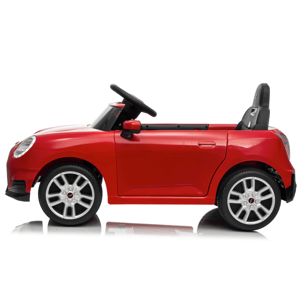 Mini Cooper S kinderauto 12V rood + 2.4G RC