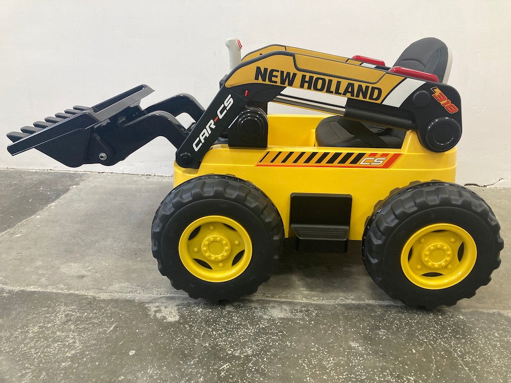 New Holland kinder graafmachine 12 volt - RideCars