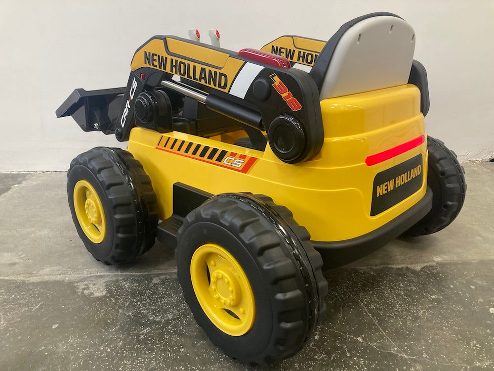 New Holland kinder graafmachine 12 volt - RideCars