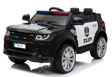 Politie SUV | Elektrische kinderauto 12V met sirene + megafoon
