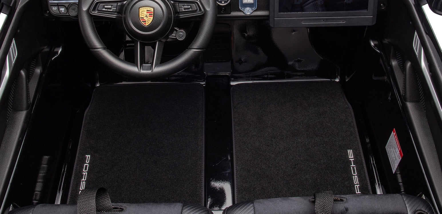 Porsche 911 GT3 kinderauto 24V MP4 2 persoons zwart metallic