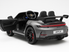 Porsche 911 GT3 kinderauto 24V MP4 2 persoons zwart metallic